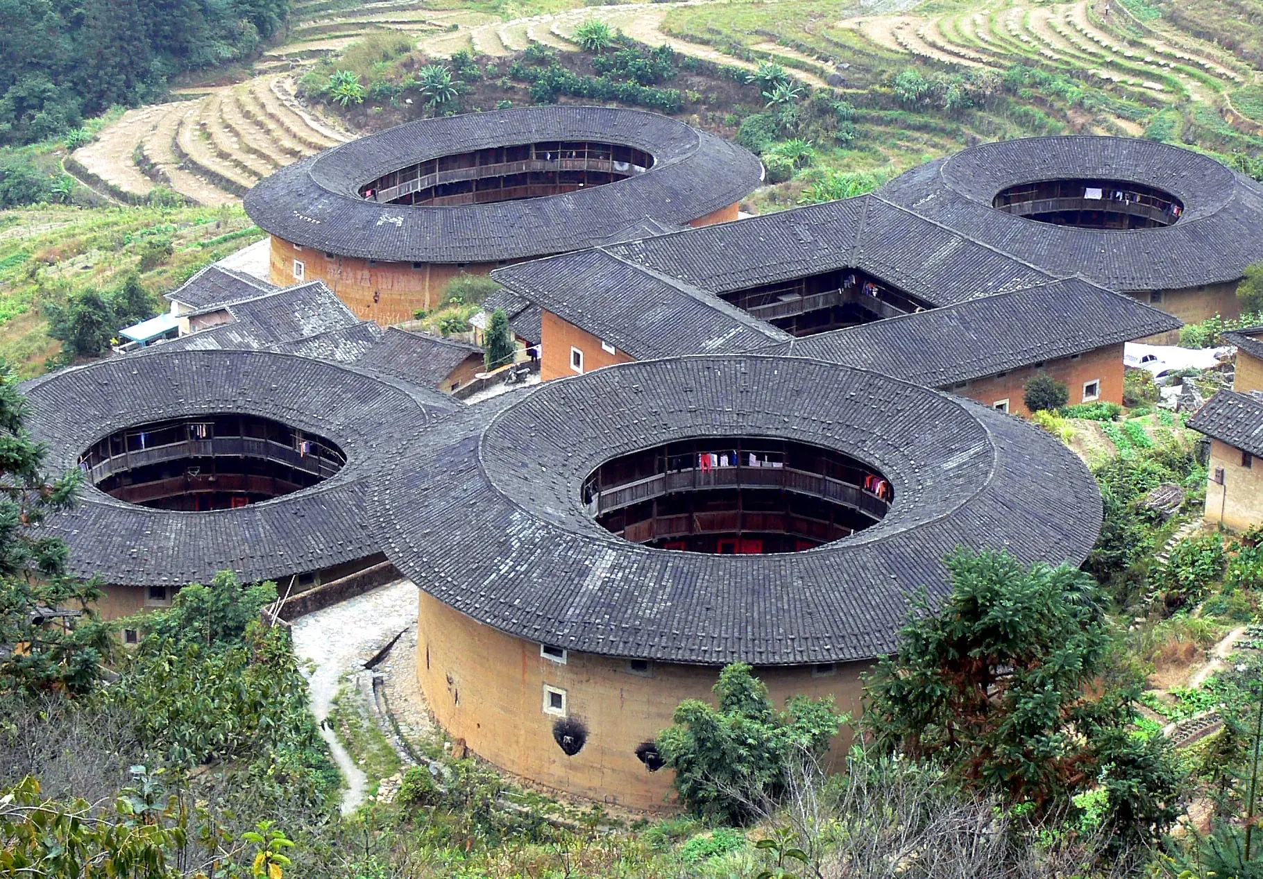 Fujian Tulou (Earthen Buildings)